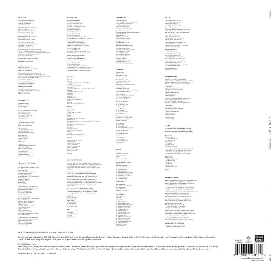 BROKOF "Side By Side" Vinyl LP